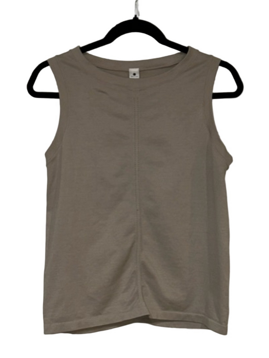 Yogalicious Tops - Yogalicious Neutral Taupe Crewneck Tank Top L
